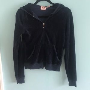 Juicy Couture Navy Sweatsuit Top